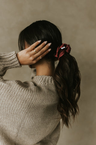 Satin scrunchie - Porto
