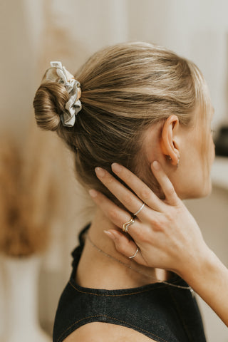 Cotton Scrunchie - Monet