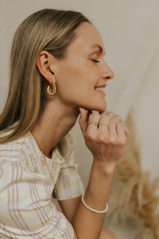 Sara earrings - Vermeil
