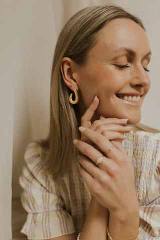 Sara earrings - Vermeil