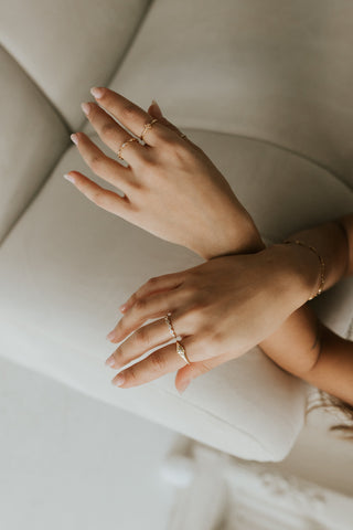Bague Magnolia en vermeil, autre photo