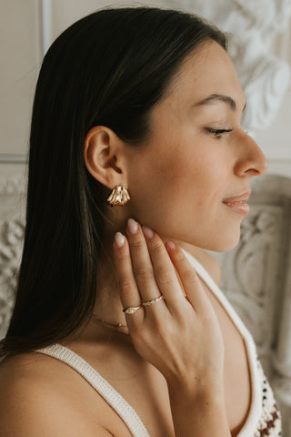 Boucles d'oreilles Aurélia - Plaqué or