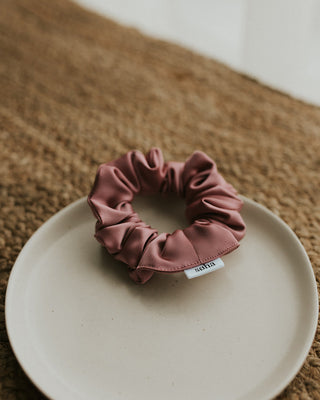 Satin Scrunchie – Vintage Rose