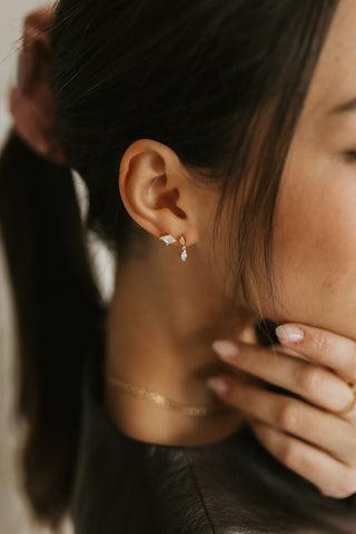 Lilia Studs Earrings - Vermeil