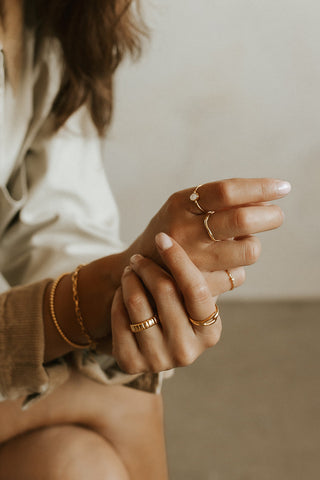 Bague Tess - Plaqué or 18k
