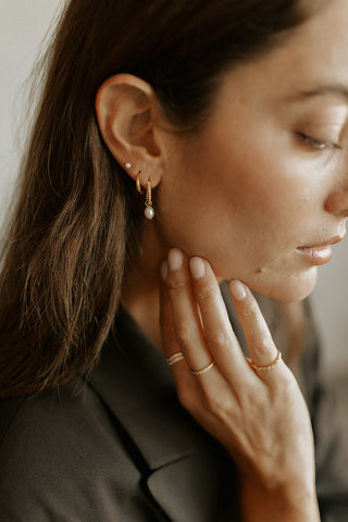 Boucles d'oreilles Madelyn - Plaqué or 18k