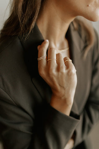 Bague Chelsea - Plaqué or 18k
