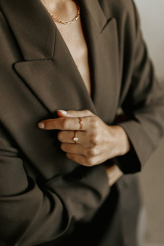 Bague Tess - Plaqué or 18k