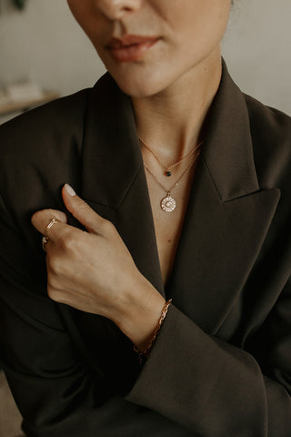 Chaîne Zoé - Plaqué or 18k