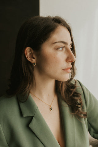 Ensemble de bijoux Nélya - Plaqué or 18k