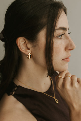 Boucles d'oreilles Adriana -  Plaqué or 18k