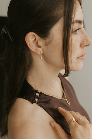 Boucles d'oreilles Splendeur - Plaqué or 18k