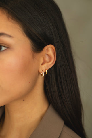 Torsia Earrings - Vermeil