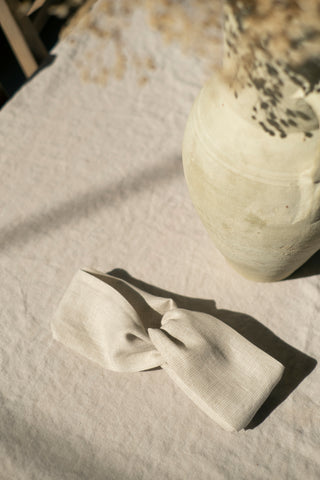 Twisted Linen Headband – Simone
