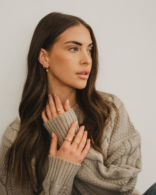 Bague Jade - Vermeil