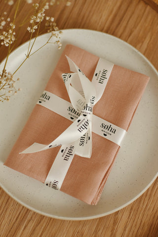 Dish Towel – Sand Rose Linen