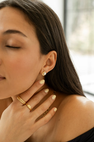 Halo Earrings - Vermeil