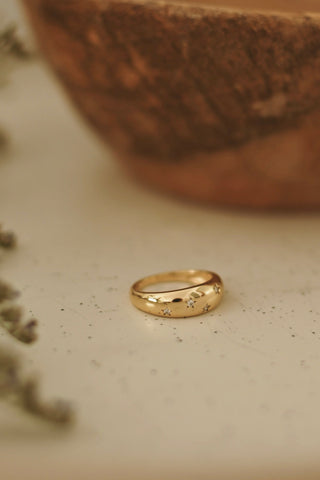 Star Dome Ring - Vermeil