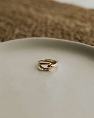 Bague Hailey - Plaqué or 18k