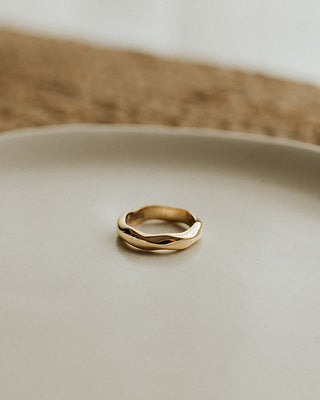 Bague Willow - Plaqué or 18k