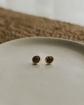 Boucles d'oreilles Calla - Plaqué or 18k