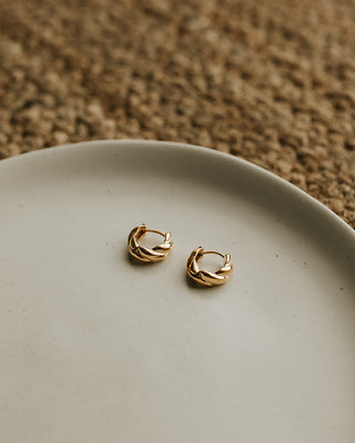 Boucles d'oreilles Maren - Plaqué or 18k