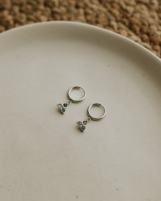 Boucles d'oreilles Splendeur (Moss Agate)