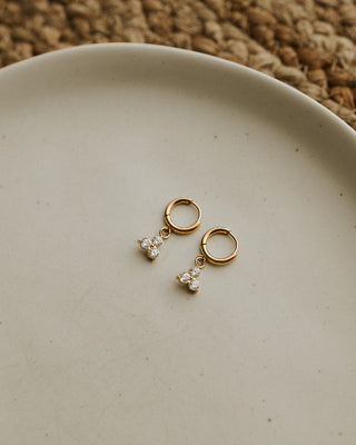 Boucles d'oreilles Splendeur - Plaqué or 18k