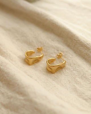 Boucles d'oreilles Julia - Plaqué or