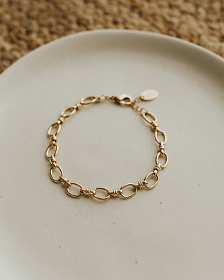 Victoria bracelet - 18k gold plated