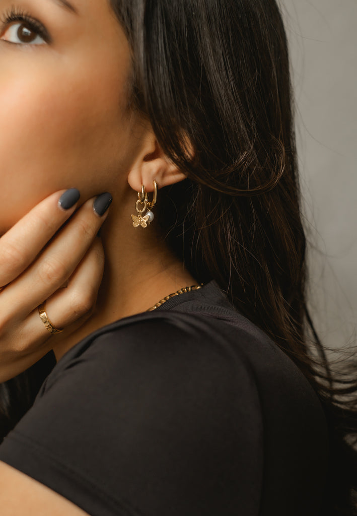 Paloma earrings - Vermeil