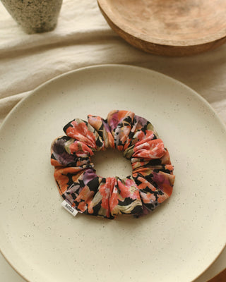 Marie Floral Scrunchie