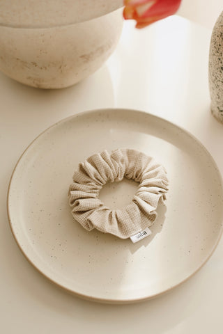 Simone Linen Scrunchie