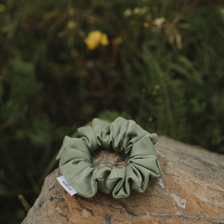 Satin scrunchie - Pistachio