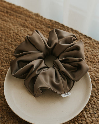 Chouchou Oversize - Satin taupe