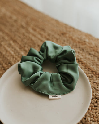 Satin scrunchie - Pistachio