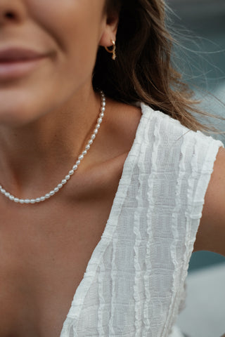 Collier de perles d'eau douce Naïa - Vermeil