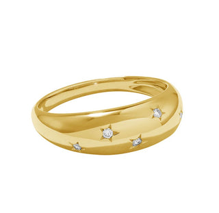 Star Dome Ring - Vermeil