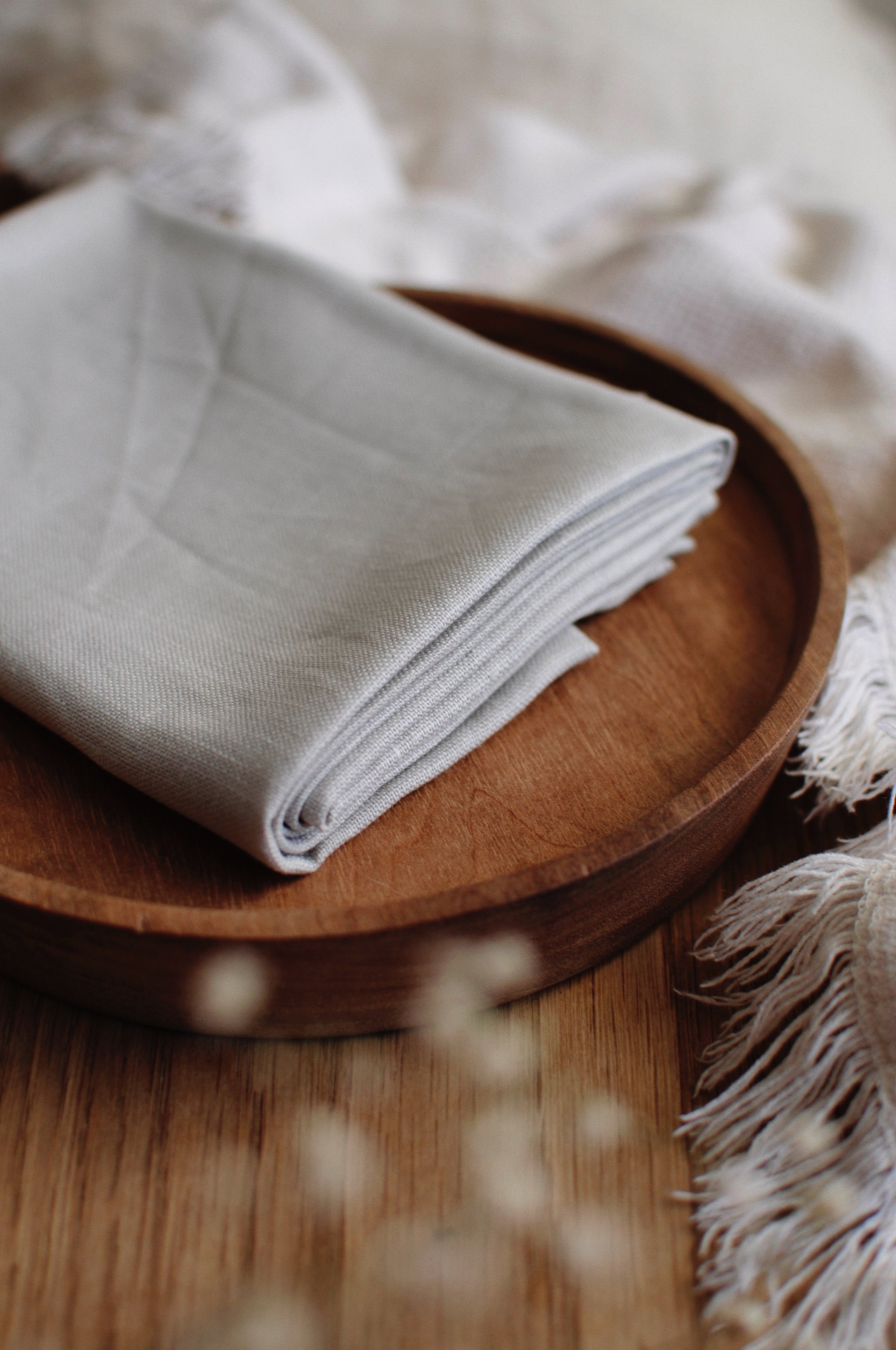 Dishcloth - Forest green linen