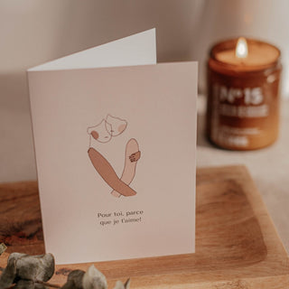 Greeting card - For you, because I love you!