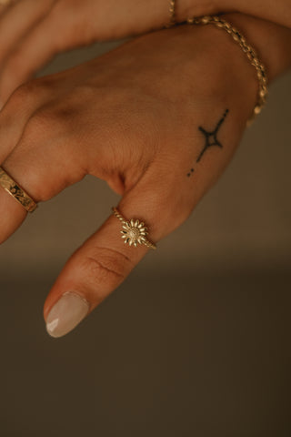 Bague Daisy - Vermeil
