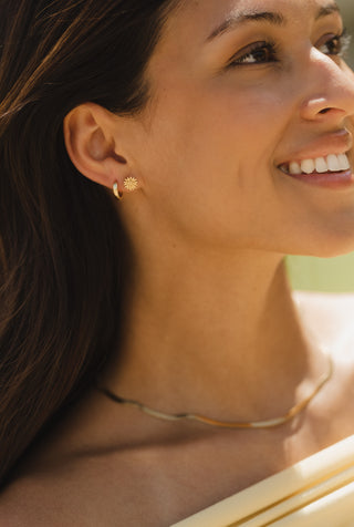 Hoop earrings - Vermeil