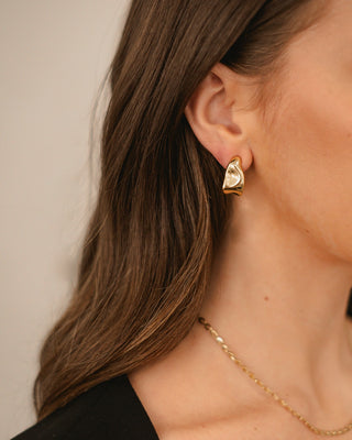 Boucles d'oreilles Julia - Plaqué or