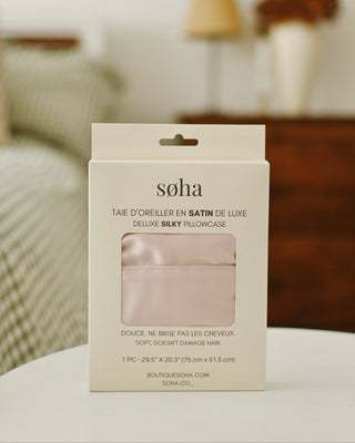 Taie d'oreiller en satin