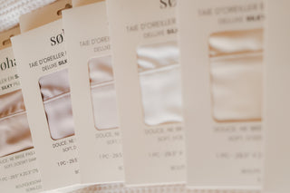 Taie d'oreiller en satin - Champignon