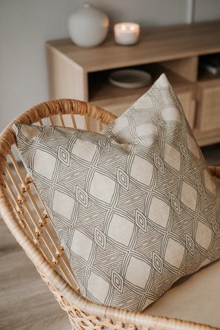 Amina feather cushion and cover