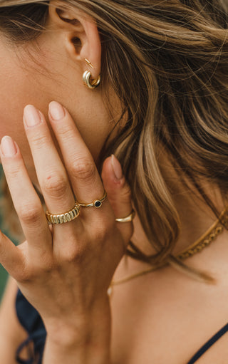 Bague Santorini - Plaqué or 18k
