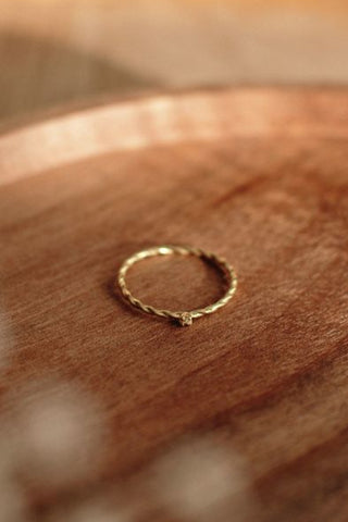 Bague Zirconia - Vermeil