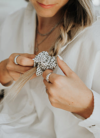 Polka Dot Scrunchie