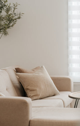 Comfort feather cushion and cover
